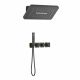 Душевой комплект Timo Petruma SX-5249/03SM с термостатом чёрный матовый