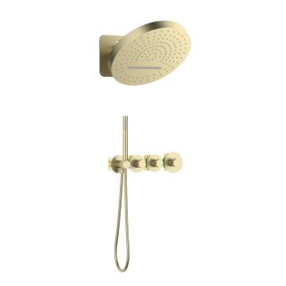 Душевой комплект Timo Saona SX-2329/17SM с термостатом золото матовое