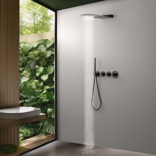 Душевой комплект Timo Saona SX-2350/18SM чёрное золото