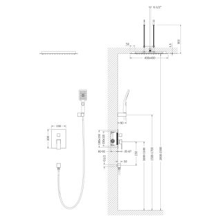 Душевой комплект Timo Selene SX-2029/16SM белый матовый