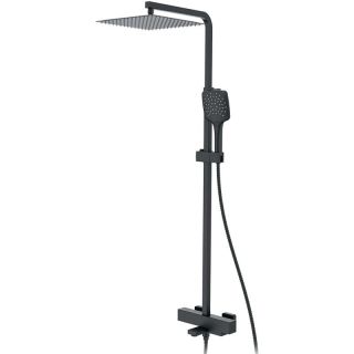 Душевая стойка Gappo G2417-60 с термостатом чёрный