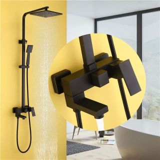 Душевая стойка ABBER Daheim чёрный матовый AF8216B