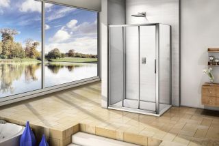 Боковая часть Good Door ORION SP-90 -G-CH стекло матовое