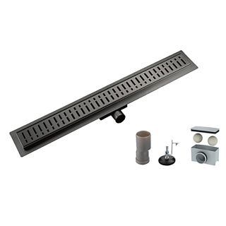 Душевой лоток Gappo G85007-39 50 см оружейная сталь