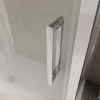 Душевой уголок BelBagno LUCE-AH-1-140/80-C-Cr хром