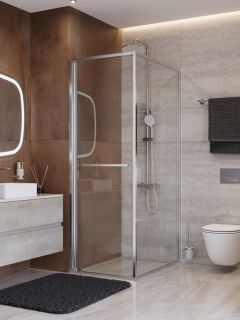 Душевой уголок CEZARES LUX-AH-FS-1-70/100-C-CR хром