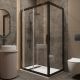 Душевой уголок STWORKI Эстерсунд 120x80 см профиль черный матовый 3GW063TTKK0 00