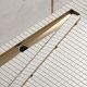 Душевой лоток Timo Drain System DS230207/17 70см с двусторонней панелью plate под плитку золото матовое