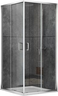 Душевой уголок ABBER Schwarzer Diamant 120x90см хром AG02129