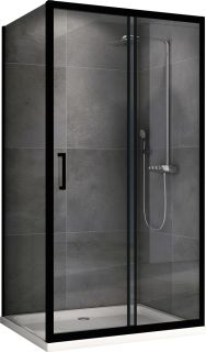 Душевой уголок ABBER Schwarzer Diamant 130x70см чёрный AG30130B-S70B