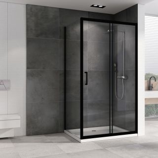 Душевой уголок ABBER Schwarzer Diamant 160x70см чёрный AG30160B-S70B