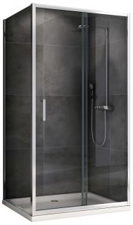 Душевой уголок ABBER Schwarzer Diamant AG301405-S905 140x90см хром