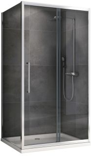 Душевой уголок ABBER Schwarzer Diamant AG30130H-S90 130x90см хром