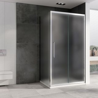 Душевой уголок ABBER Schwarzer Diamant AG30130MH-S80M 130x80см хром