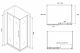 Душевой уголок ABBER Schwarzer Diamant 160x90см AG30160BH-S90B