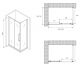 Душевой уголок ABBER Schwarzer Diamant AG30160BMH-S70BM 160x70см чёрный