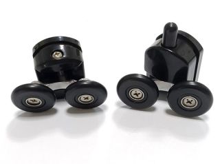 Душевой уголок ABBER Schwarzer Diamant AG30110BMH-S80BM-S80BM 110x80см чёрный