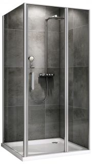 Душевой уголок ABBER Sonnenstrand 110x100см хром AG04110S-S100