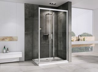 Душевой уголок ABBER Sonnenstrand 90x70см хром AG07090-S70