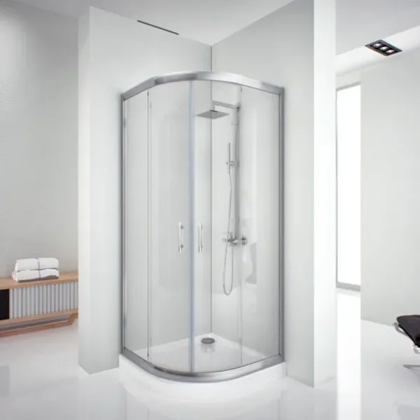 Душевая дверь Aquanet Alfa NAA2142 185040 100 см стекло прозрачное профиль хром