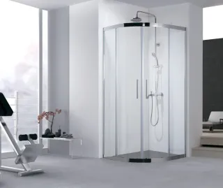 Душевой уголок Aquanet Delta Cube NPE2142 183842 100x100 см стекло прозрачное профиль хром