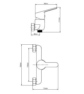 Смеситель для душа Dorff NORMA D1020000