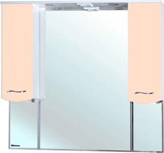 Зеркало-шкаф с подсветкой Bellezza Мари 105см бежевый 00000001141