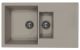 Кухонная мойка Florentina Тоскана 860К серый шёлк