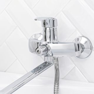 Смеситель для ванны с душем РМС SL85-006E хром