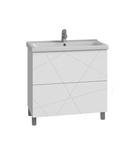 Тумба под раковину напольная Vigo Geometry tn.bsf.GEO.9696.80.2Y 80 см белый