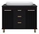 Напольная тумба под раковину Brevita Enfida 100см чёрный