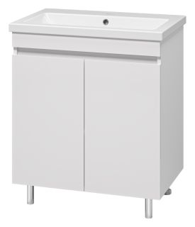 Напольная тумба под раковину Misty Енисей 70см белый