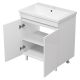 Напольная тумба под раковину Misty Енисей 70см белый