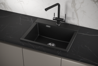 Мойка кухонная Granula 5804, ТУРМАЛИН