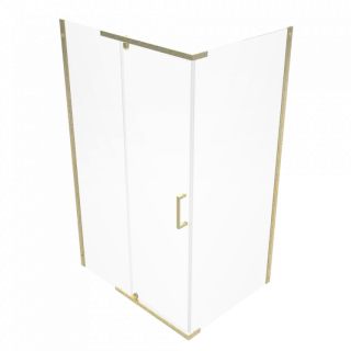 Душевой уголок Triton Терра-Голд Щ0000073934 120x90 см профиль золото стекло прозрачное