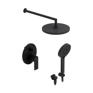 Встраиваемая душевая система Damixa Apollo 947520300 со смесителем черный