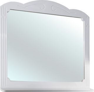 Зеркало Bellezza Кантри 105см белый 00000006175