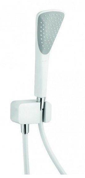 Душевая лейка Kludi Fizz с держателем белый 6767091-00