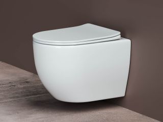 Подвесной унитаз Ceramica Nova Mia CN1805 безободковый белый