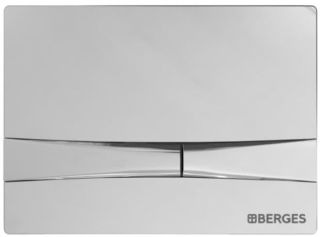 Комплект Berges 4в1 043223: инсталляция NOVUM525 кнопка F3 хром глянец унитаз Floe Rimless сидение Floe Slim SO