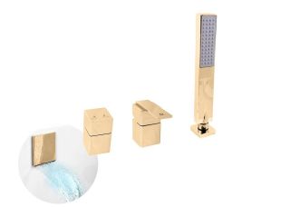 Смеситель на борт ванны Rav Slezak Loira LR563.5PZ золото