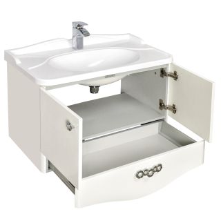 Тумба под раковину Акватон Венеция 75см белый 1A150901VN010
