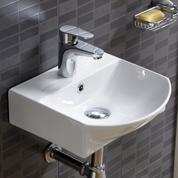 Подвесная раковина Melana 78014B-805 35см белый