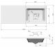 Раковина над стиральной машиной Madera Kamilla ФЦ-00001870 правая чаша 120см белый