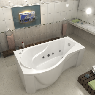 Панель фронтальная для ванны Bas Капри 170 левая