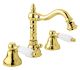 Смеситель для биде на три отверстия, золото Cezares FIRST-BBS2-03/24-Bi