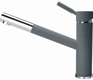 Смеситель для кухни Florentina Фита серый шёлк