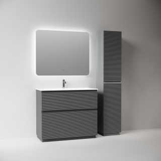 Тумба напольная под раковину Sancos Folk Floor FL100FGS 100 см Grey soft