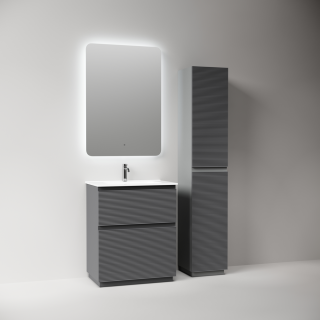 Тумба напольная под раковину Sancos Folk Floor FL70FGS 70 см Grey soft