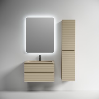 Тумба подвесная под раковину Sancos Folk FL80CP 80 см капучино